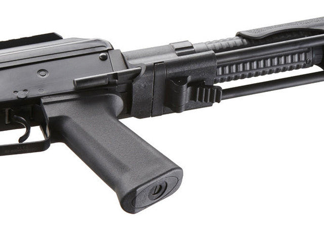 LCT 9mm PP-19 PDW AK Airsoft AEG Rifle w/ Polymer Handguard, Black